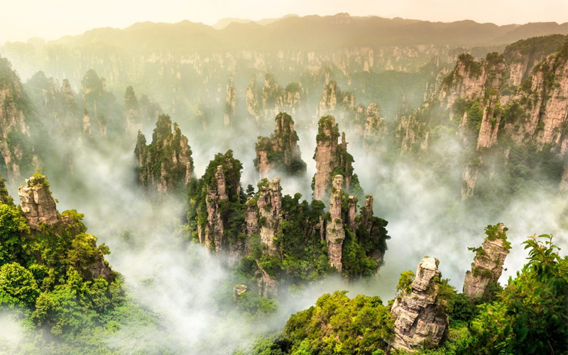 TRƯƠNG GIA GIỚI – VIÊN GIA GIỚI  THIÊN TỬ SƠN - PHƯỢNG HOÀNG CỔ TRẤN