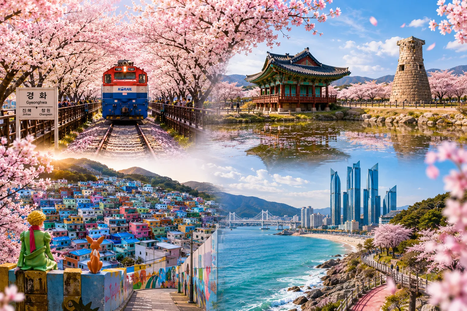 HÀN QUỐC MÙA HOA ANH ĐÀO (TOUR NO SHOPPING)
