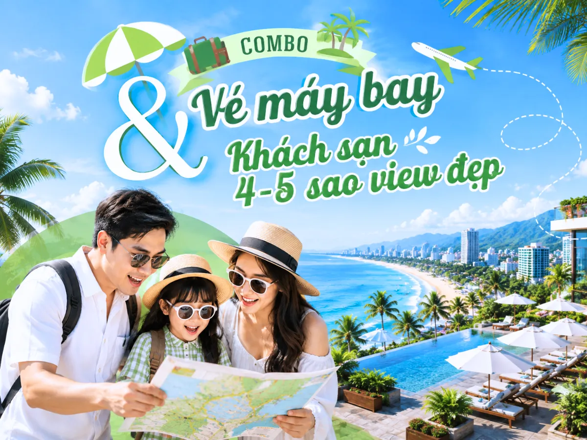 Combo du lịch vẫn giúp bạn giữ trọn sự tự do khi du lịch tự túc