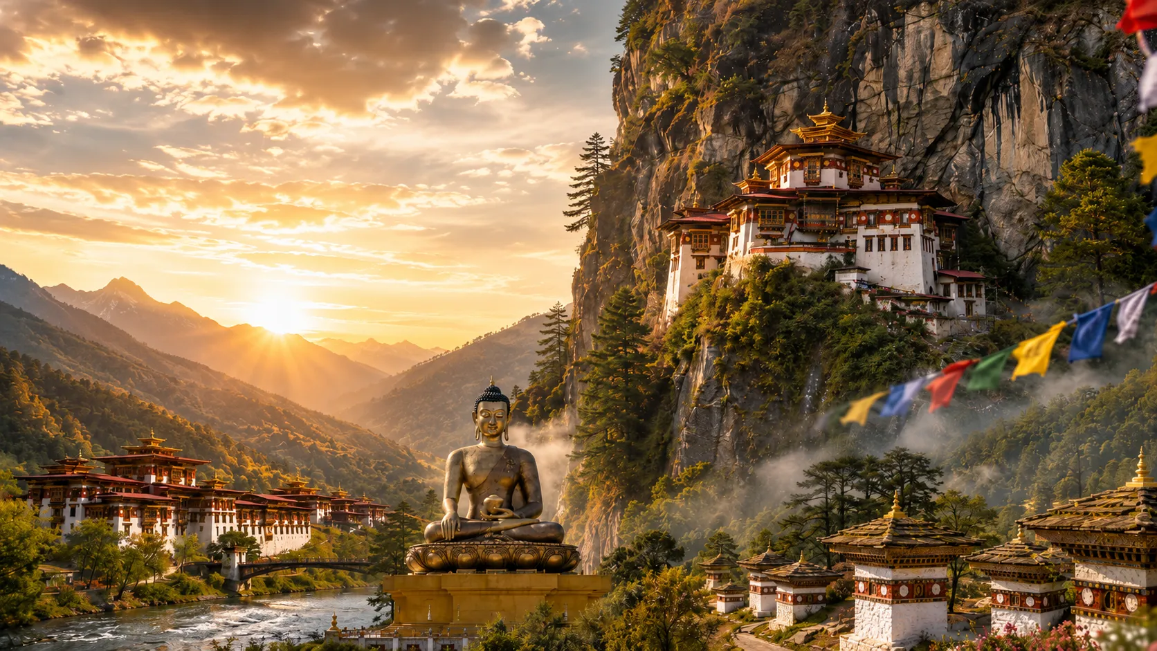 CHƯƠNG TRÌNH HÀNH HƯƠNG VỀ BHUTAN - QUỐC GIA HẠNH PHÚC NHẤT THẾ GIỚI